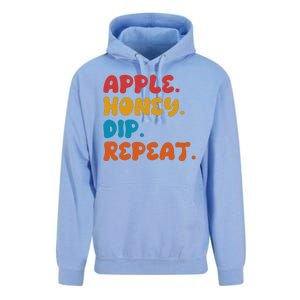 Apple Honey Dip Repeat Rosh Hashanah Jewish New Year Unisex Surf Hoodie