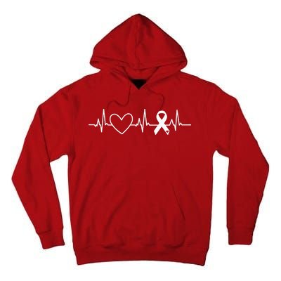 American Heart Disease Awareness Month Ribbon Go Red Heart Tall Hoodie