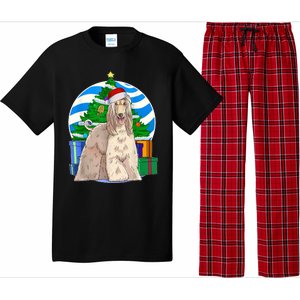 Afghan Hound Dog Christmas Tree Decor Gift Pajama Set