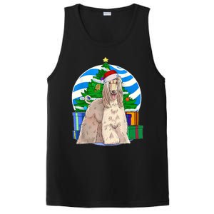 Afghan Hound Dog Christmas Tree Decor Gift PosiCharge Competitor Tank