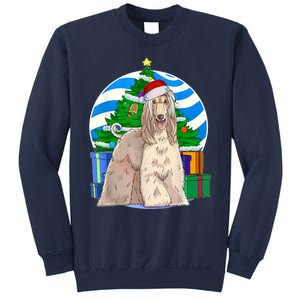 Afghan Hound Dog Christmas Tree Decor Gift Sweatshirt