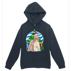 Afghan Hound Dog Christmas Tree Decor Gift Urban Pullover Hoodie