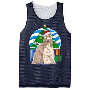 Afghan Hound Dog Christmas Tree Decor Gift Mesh Reversible Basketball Jersey Tank