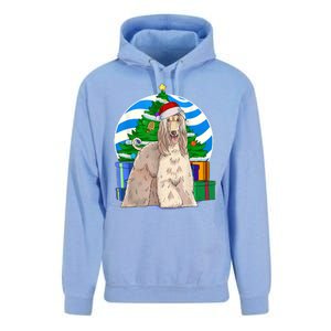 Afghan Hound Dog Christmas Tree Decor Gift Unisex Surf Hoodie