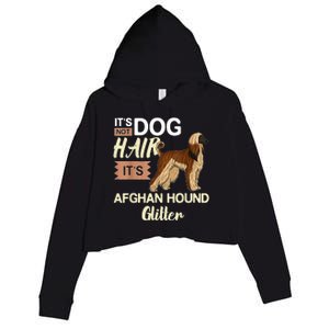 Afghan Hound Dog Gift Puppies Owner Lover Crop Fleece Hoodie