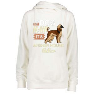 Afghan Hound Dog Gift Puppies Owner Lover Womens Funnel Neck Pullover Hood