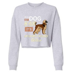 Afghan Hound Dog Gift Puppies Owner Lover Cropped Pullover Crew