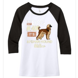 Afghan Hound Dog Gift Puppies Owner Lover Women's Tri-Blend 3/4-Sleeve Raglan Shirt