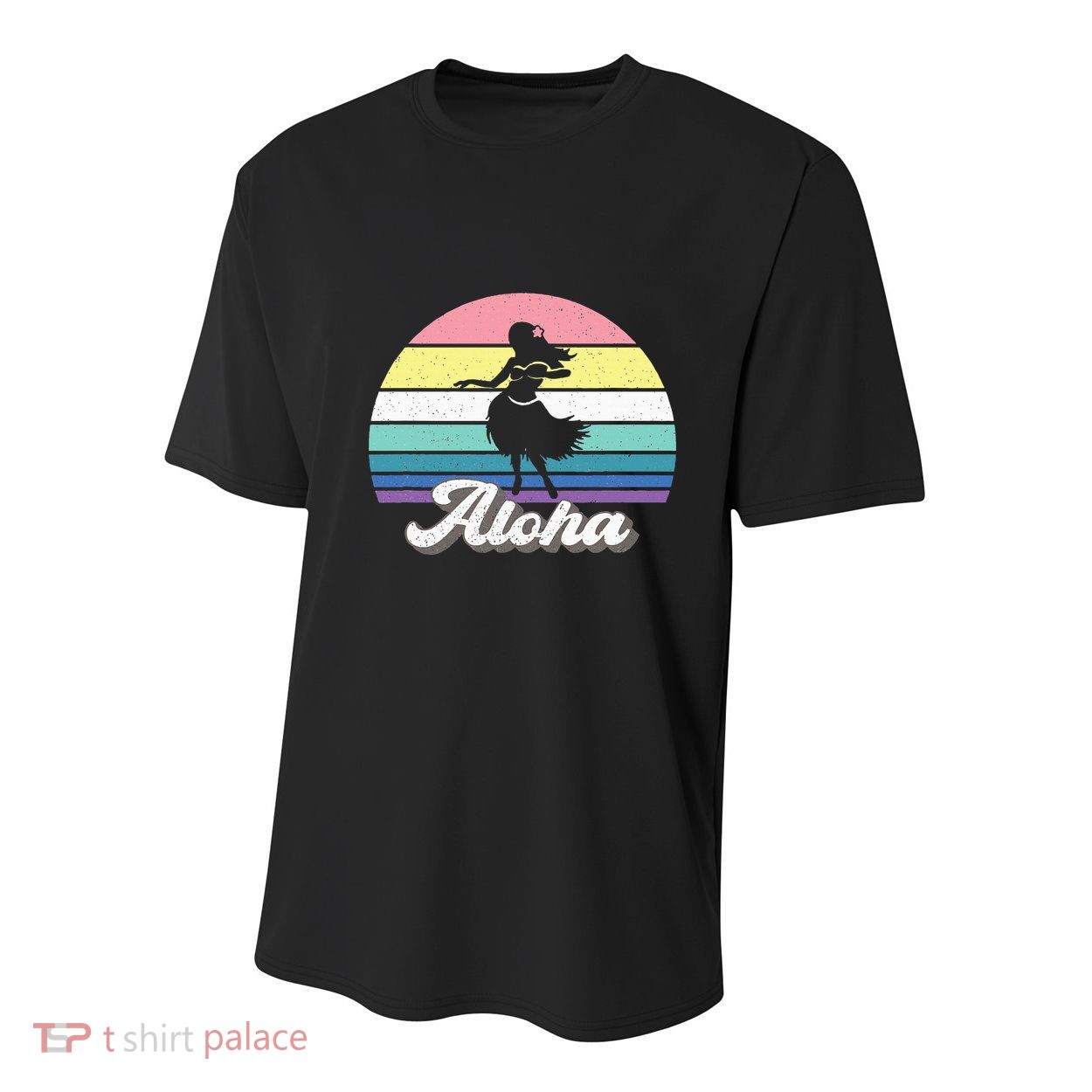Aloha Hula Dancer Girl Cute Hawaiian Hawaii Dance Youth Performance Sprint T-Shirt