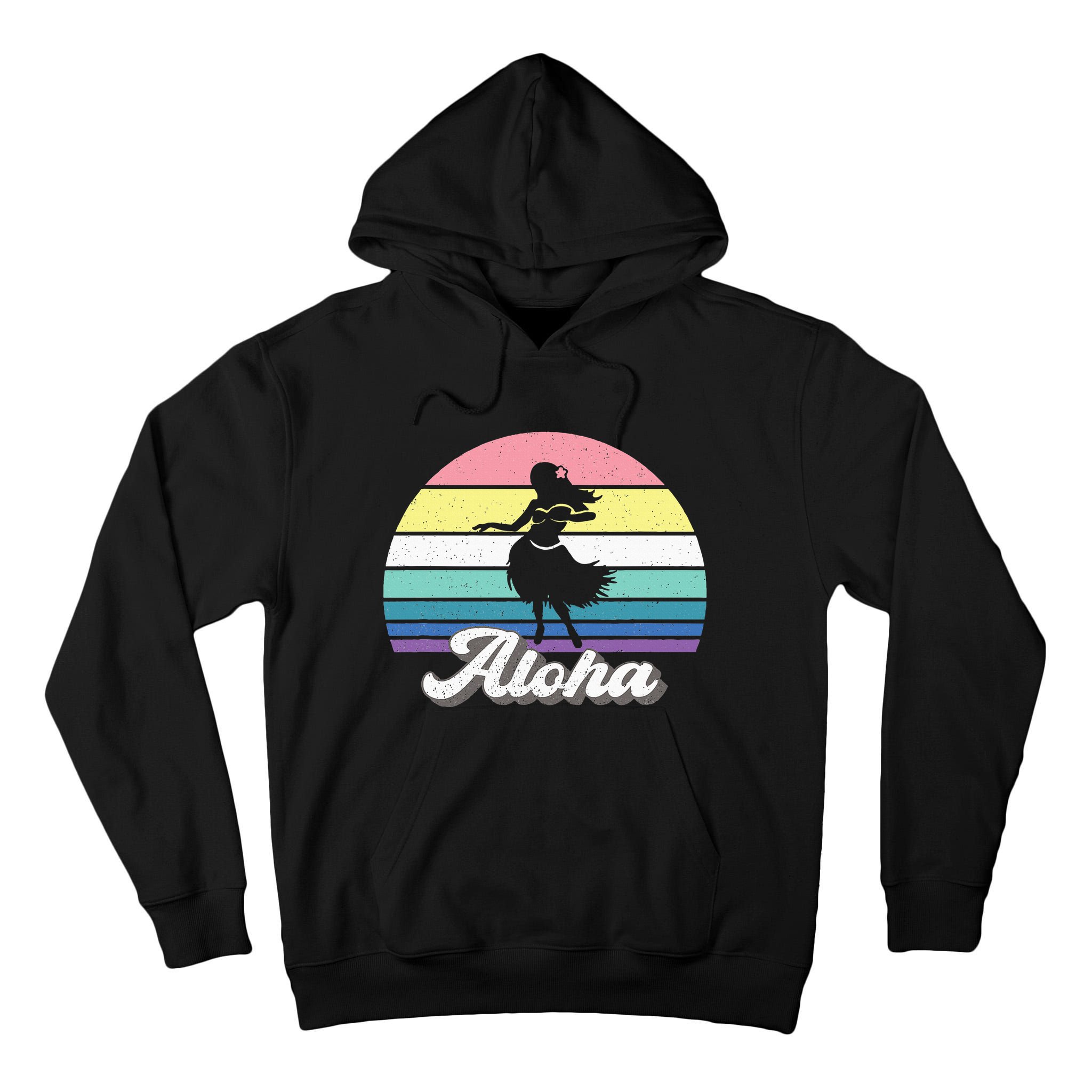 Aloha Hula Dancer Girl Cute Hawaiian Hawaii Dance Tall Hoodie