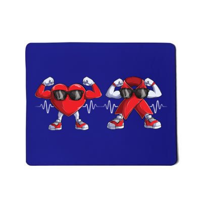 American Heart Disease Awareness Month Health Red Ribbon Meaningful Gift Mousepad