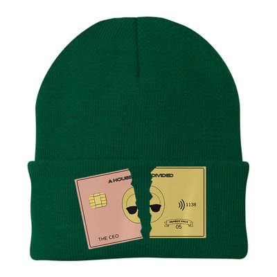 A House Divided Gold Card Knit Cap Winter Beanie