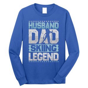 Aprèsski Husband Dad Skiing Legend Skiing Gift Long Sleeve Shirt