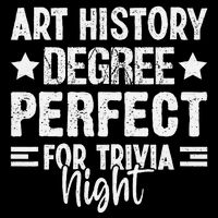 Art History Degree Trivia Buffs Art Historian Museum 16 in Basic Backpack