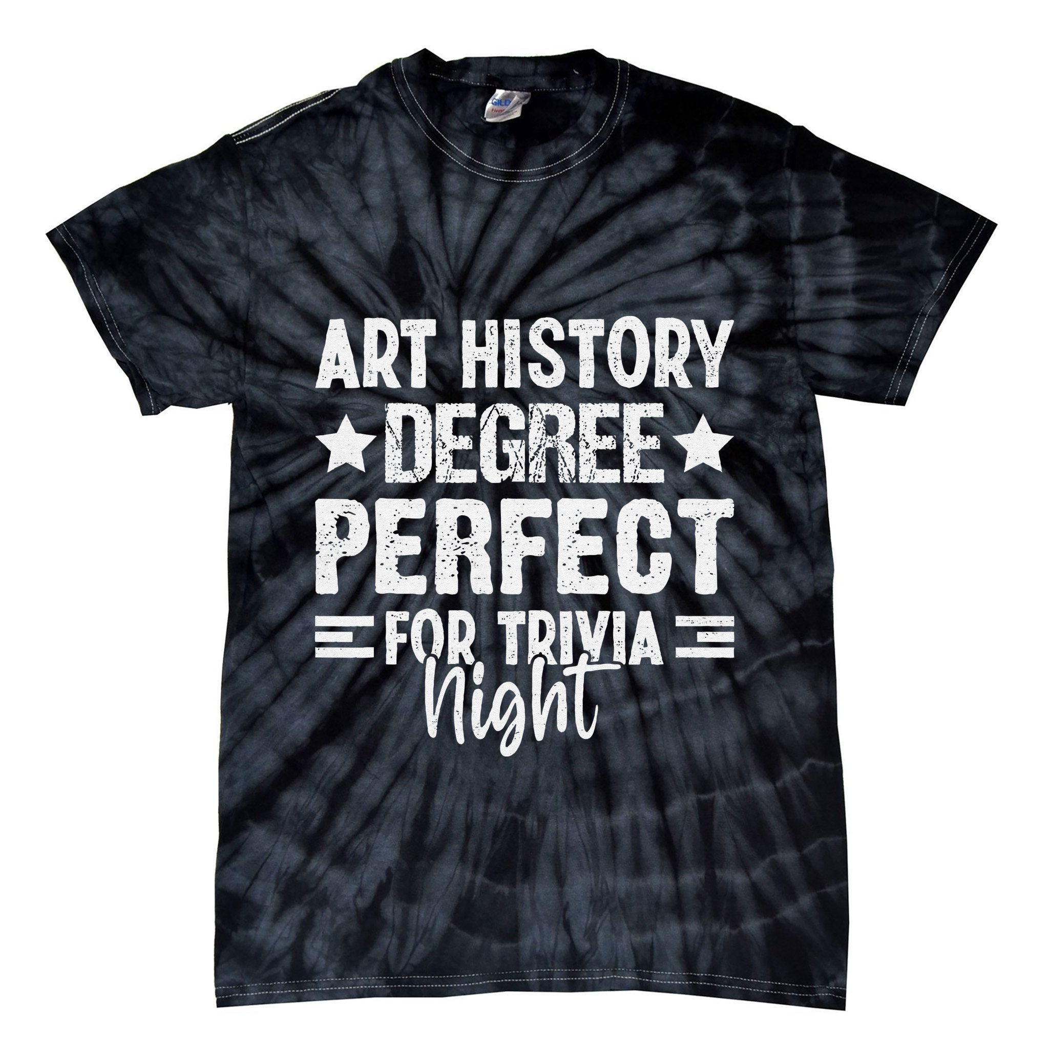 Art History Degree Trivia Buffs Art Historian Museum Tie-Dye T-Shirt