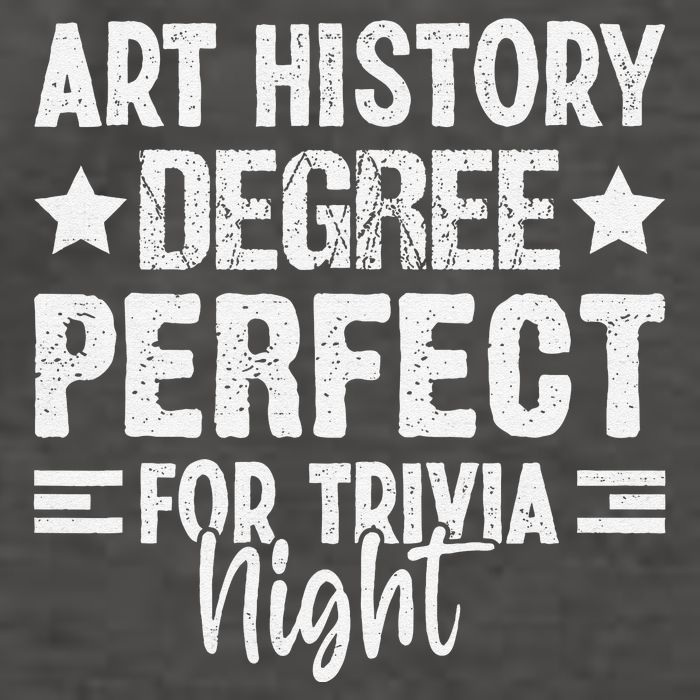 Art History Degree Trivia Buffs Art Historian Museum Vector Backpack