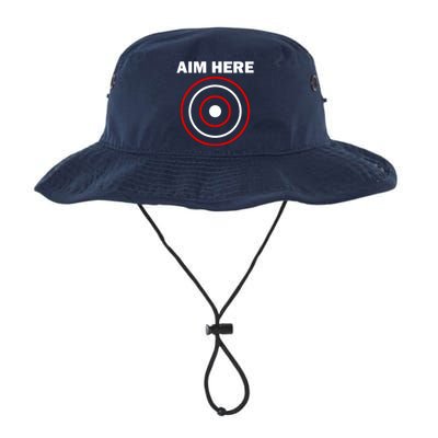 Aim Here Darts Players Target Shooting Legacy Cool Fit Booney Bucket Hat