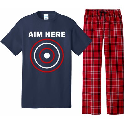 Aim Here Darts Players Target Shooting Pajama Set