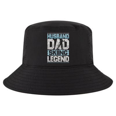 AprèsSki Husband Dad Skiing Legend Skiing Gift Cool Comfort Performance Bucket Hat