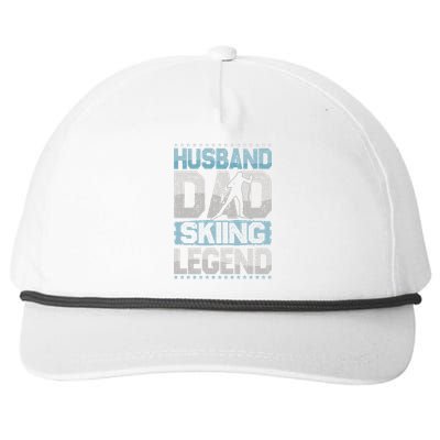 AprèsSki Husband Dad Skiing Legend Skiing Gift Snapback Five-Panel Rope Hat