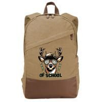 Are Here Deer Hunting 100th Day Of School Cotton Canvas Backpack