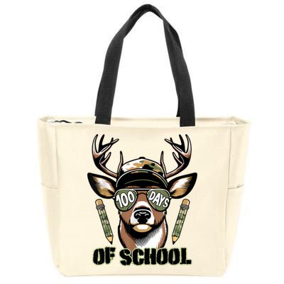 Are Here Deer Hunting 100th Day Of School Zip Tote Bag