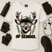 Are Here Deer Hunting 100th Day Of School Cooling Performance Crew T-Shirt