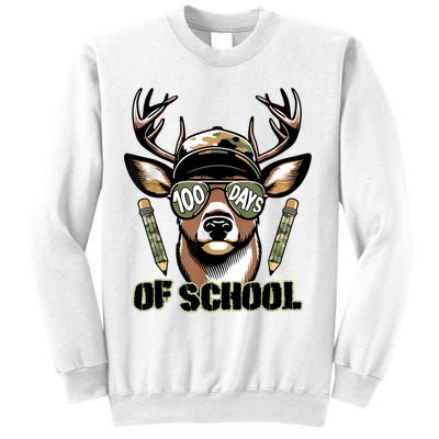 Are Here Deer Hunting 100th Day Of School Sweatshirt