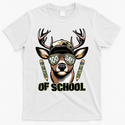 Are Here Deer Hunting 100th Day Of School T-Shirt