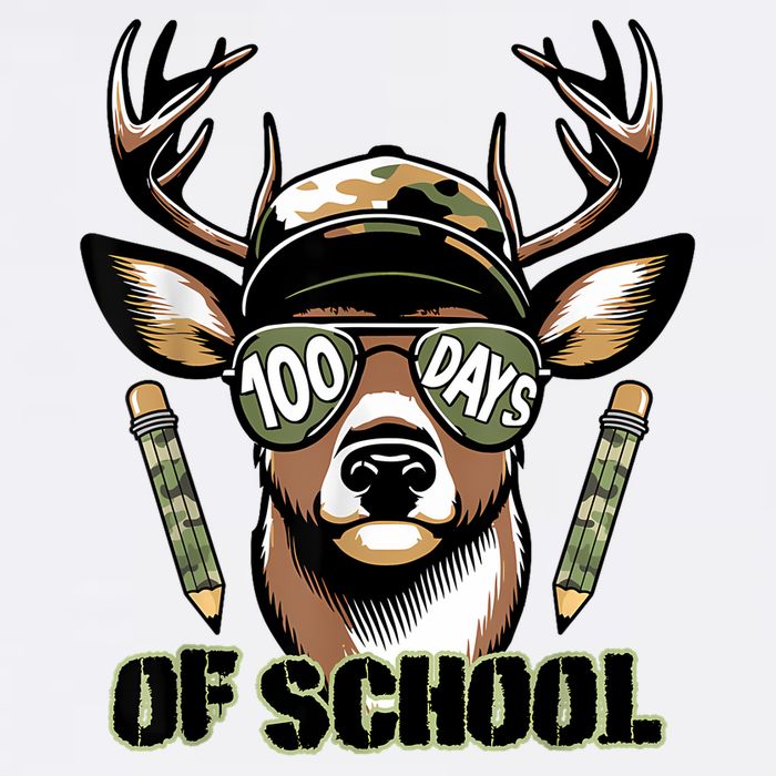 Are Here Deer Hunting 100th Day Of School Flat Bill Trucker Hat