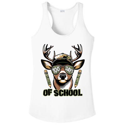Are Here Deer Hunting 100th Day Of School Ladies PosiCharge Competitor Racerback Tank