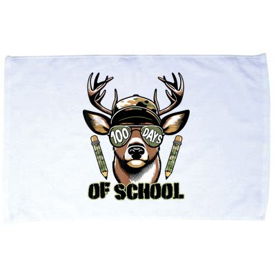 Are Here Deer Hunting 100th Day Of School Microfiber Hand Towel