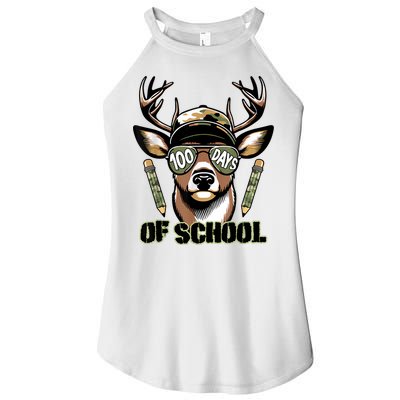 Are Here Deer Hunting 100th Day Of School Women's Perfect Tri Rocker Tank