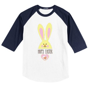 Adorable Happy Easter Bunny Funny Baseball Sleeve Shirt