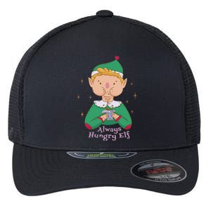 Always Hungry Elf Flexfit Unipanel Trucker Cap