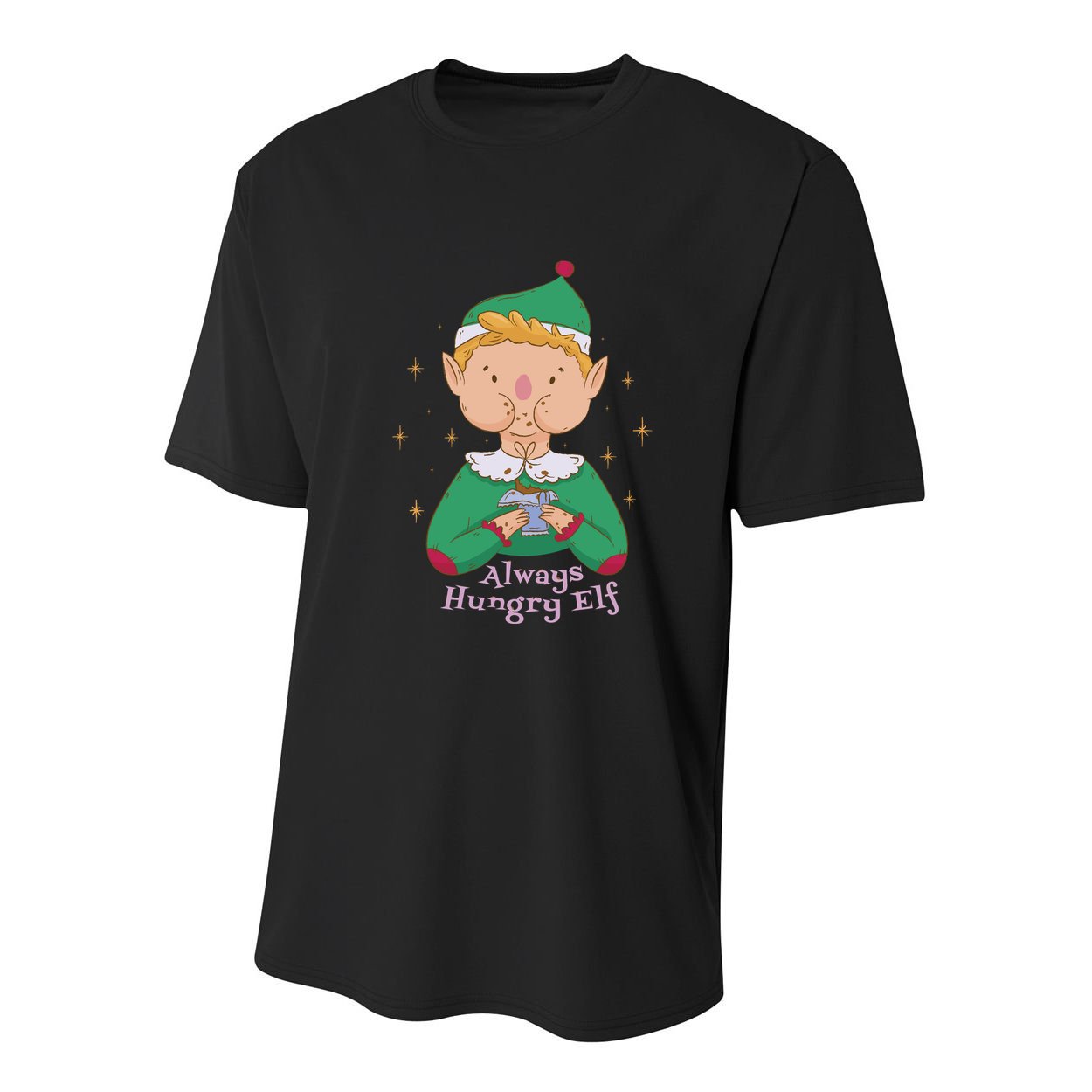 Always Hungry Elf Youth Performance Sprint T-Shirt