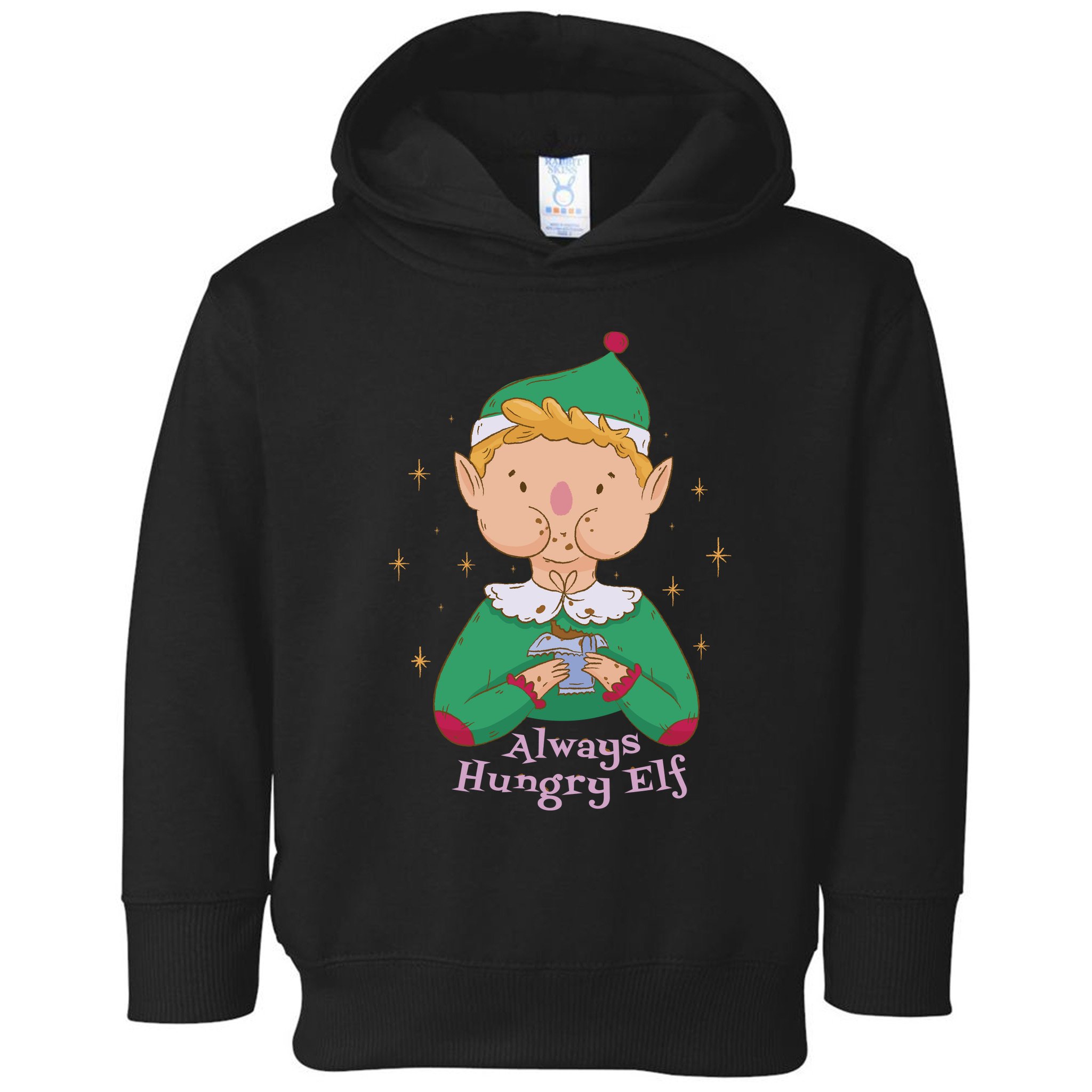 Always Hungry Elf Toddler Hoodie
