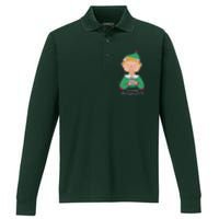 Always Hungry Elf Performance Long Sleeve Polo