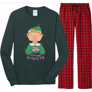 Always Hungry Elf Long Sleeve Pajama Set