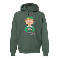 Always Hungry Elf Premium Hoodie