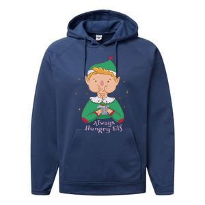 Always Hungry Elf Performance Fleece Hoodie