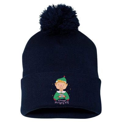 Always Hungry Elf Pom Pom 12in Knit Beanie