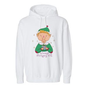 Always Hungry Elf Garment-Dyed Fleece Hoodie