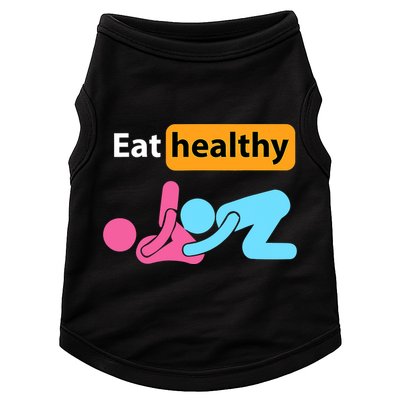 Adult Humor Eating Healthy Valentines Day Doggie Tank