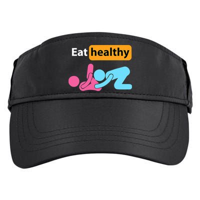 Adult Humor Eating Healthy Valentines Day Adult Drive Performance Visor