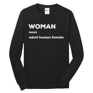 Adult Human Female Tall Long Sleeve T-Shirt