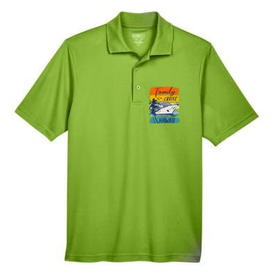 Aloha Hawaii Family Cruise Vacation Trip Cool Gift Men's Origin Performance Pique Polo