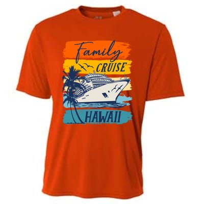 Aloha Hawaii Family Cruise Vacation Trip Cool Gift Cooling Performance Crew T-Shirt