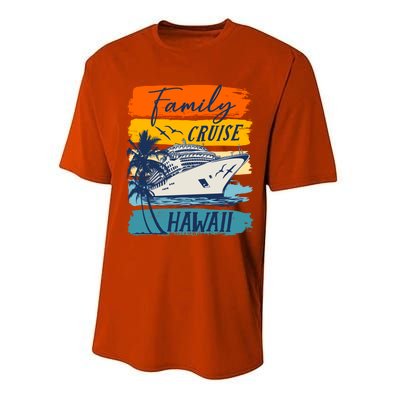 Aloha Hawaii Family Cruise Vacation Trip Cool Gift Performance Sprint T-Shirt