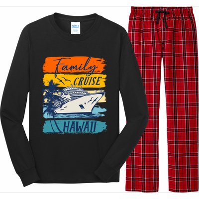 Aloha Hawaii Family Cruise Vacation Trip Cool Gift Long Sleeve Pajama Set